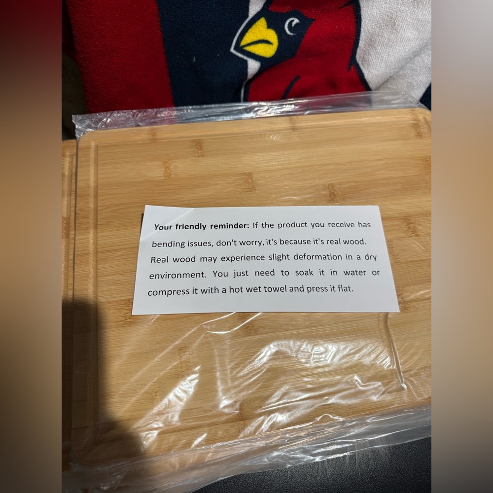 Bamboo Cutting Board. 14x11 - Picture 5 of 5